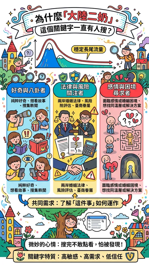為什麼「大陸二奶」這個關鍵字一直有人搜？